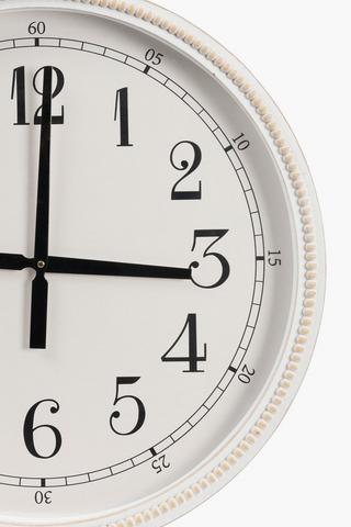 Amelia Washed Clock, 60cm