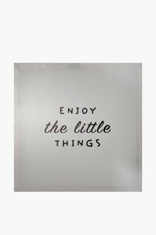 Printed Script Wall Art, 40x40