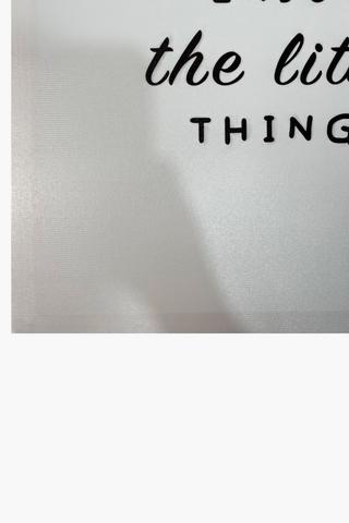 Printed Script Wall Art, 40x40