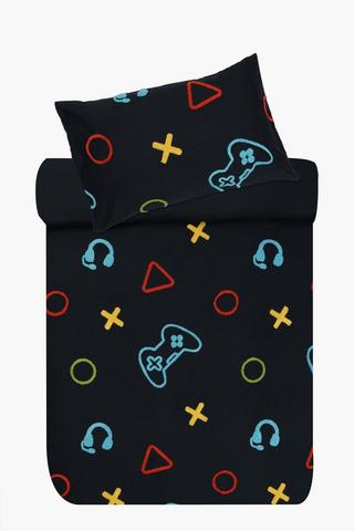 Soft Touch Cradock Gamer Duvet Cover Set