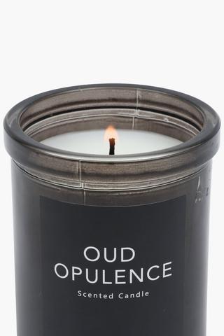 Oud Opulence Glass Candle, 114g