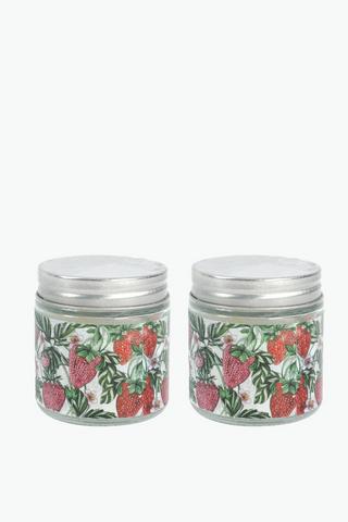 2 Pack Citronella Tin Candles, 230g
