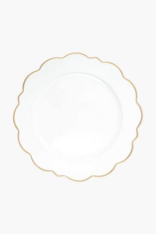 Scalloped Rim Underplate