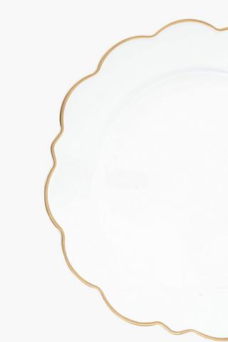 Scalloped Rim Underplate