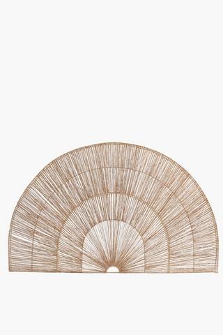 Jute Halfmoon Queen Headboard