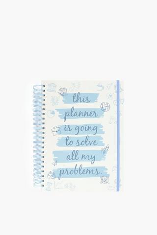 A4 Spiral Planner Year Check