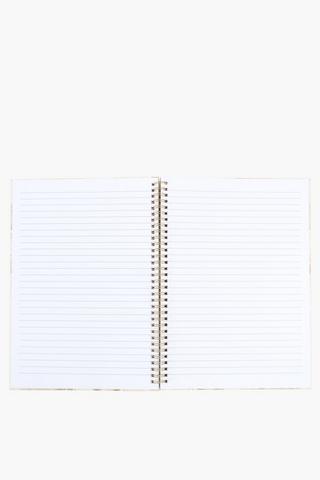 A4 Florence Foil Spiral Notebook