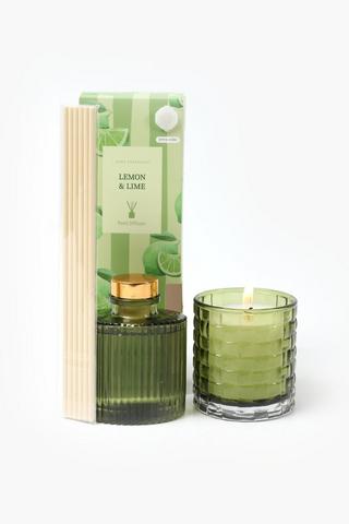 Lemon And Lime Scented Candle, 375g