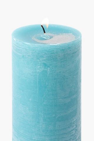 Coconut And Beach Pillar Candle, 7.5x14cm