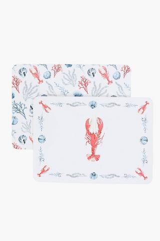 2 Pack Cork Rectangle Placemats