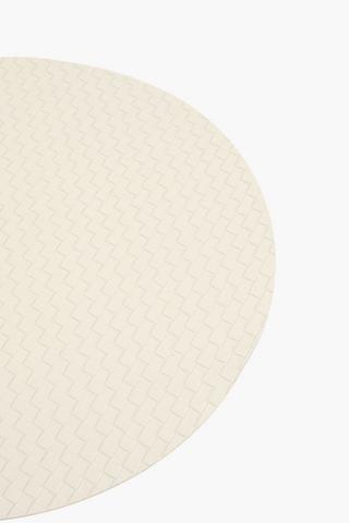 Pu Textured Round Placemat