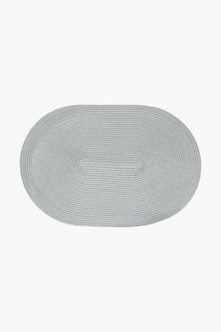 4 Pack Oval Plastic Placemats