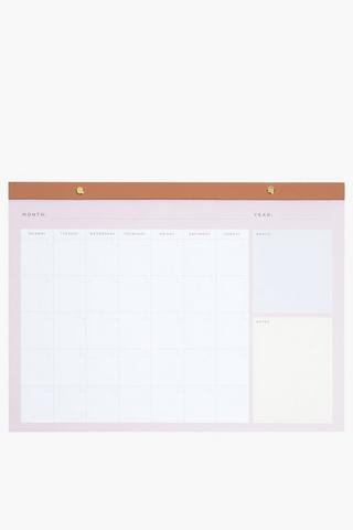 A3 Monthly Desk Planner Notepad Organiser