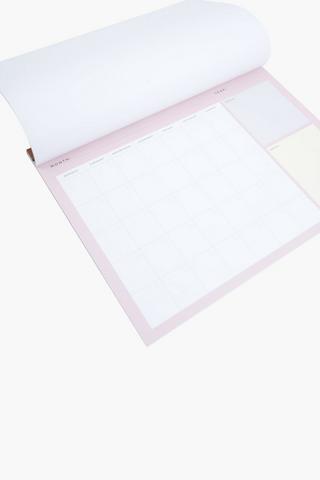 A3 Monthly Desk Planner Notepad Organiser