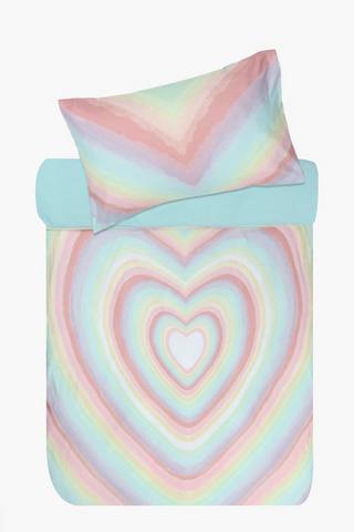 Soft Touch Placement Print Harper Rainbow Duvet Cover Set