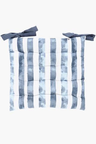 2 Pack Hazy View Coastal Chairpad, 40x40cm
