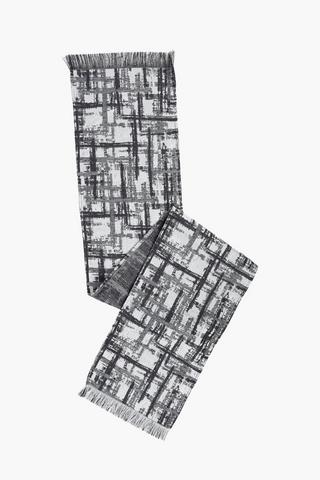 Astratto Mono Chenille Table Runner