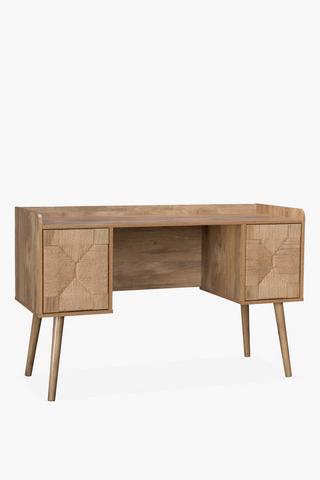 Boho Weave Office Desk