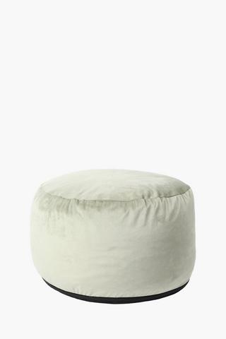 Velvet Pouffe, 30x50cm
