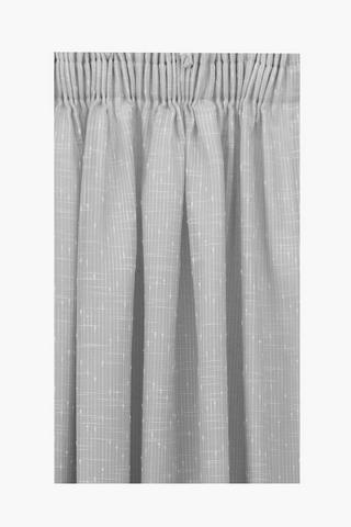 Taped Lined Raindrops Light Reducing Curtain, 230x218cm