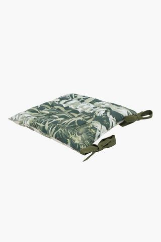 Printed Leaves Chairpad, 40x40cm