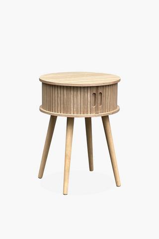 Arlo Slatted Pedestal