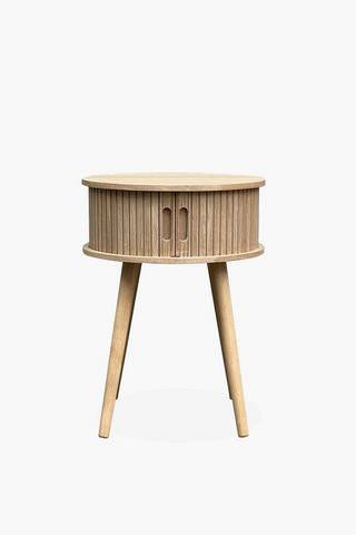 Arlo Slatted Pedestal