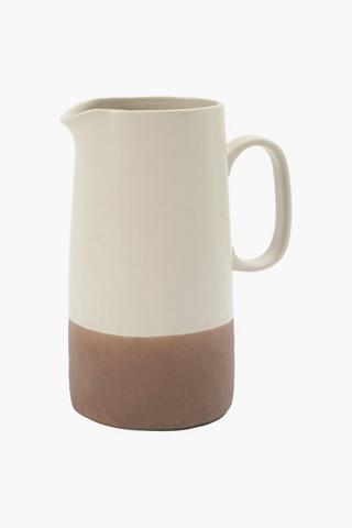 Raw Edge Ceramic Jug