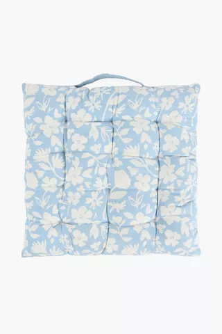 Vivo Floral Cotton Chairpad, 40x40cm