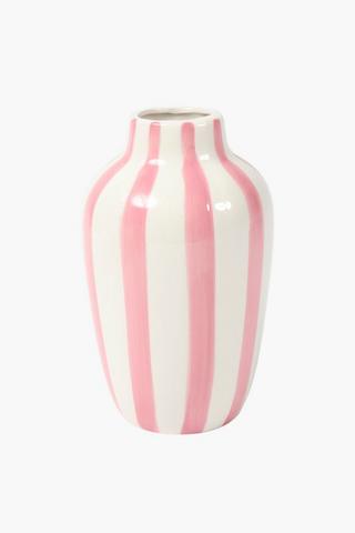Stripe Bottle Vase, 12.5x20.5cm