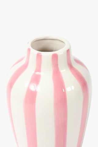 Stripe Bottle Vase, 12.5x20.5cm