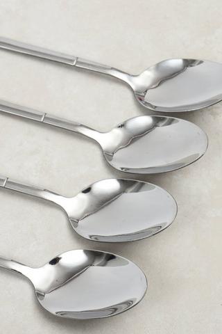 4 Pack Slimline Stainless Steel Tablespoons