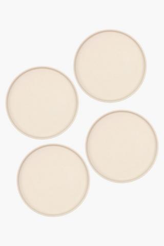 Ceramic 4 Pack Dinner Plates