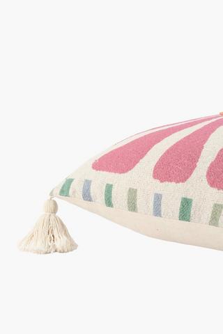 Textured Nyx Floral Scatter Cushion, 50x50cm