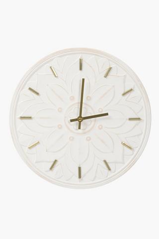 Textured Clock, 30cm