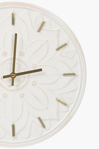 Textured Clock, 30cm