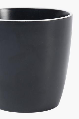 Matte Ceramic Rim Mug