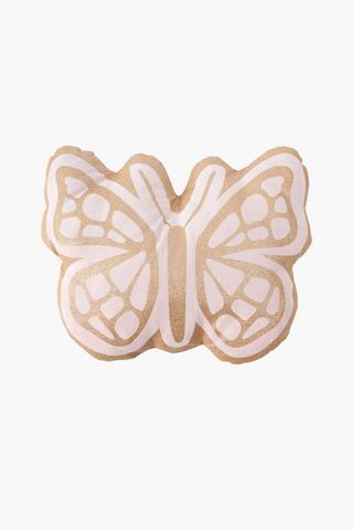 Shaped Butterfly Cushion, 45x40cm