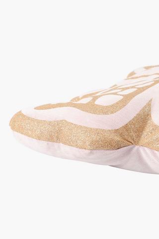 Shaped Butterfly Cushion, 45x40cm