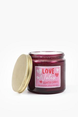 Love Notes Candle Jar, 120g
