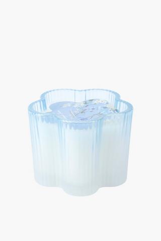 Glass Flower Candle, 280g