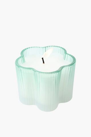 Glass Flower Candle, 280g