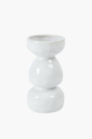 Tiered Ceramic Vase, 24cm