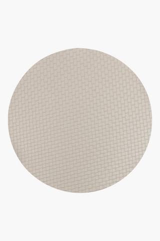 Pu Textured Round Placemat