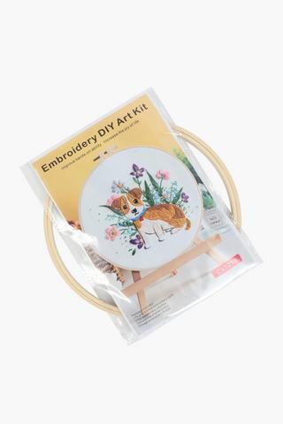 Embroidery Hoop Puppy