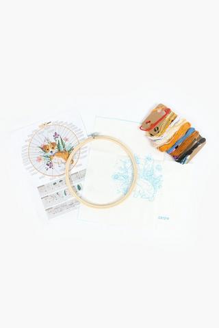 Embroidery Hoop Puppy