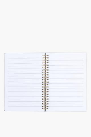 A5 Florence Foil Spiral Notebook