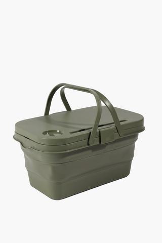 Collapsible Picnic Basket Table