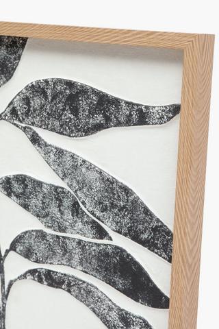 Textured Leaf Canvas, 40x50cm