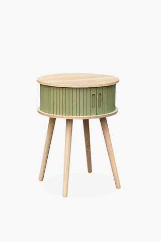 Arlo Slatted Pedestal